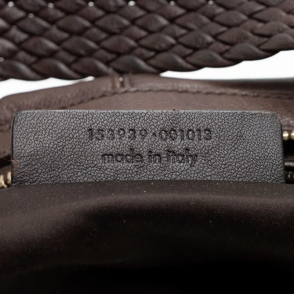 Saint Laurent Leather Braided Handle Hobo - Picture 6 of 15